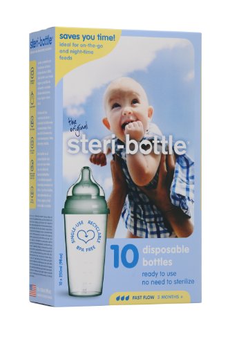 used Steri-bottle Disposable Bottles, 4 Count