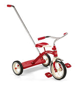 used Radio Flyer Classic Red Tricycle with Push Handle