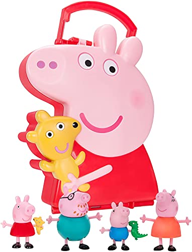 used Peppa Pig Carry Along Friends Storage Case