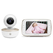 used Motorola MBP855CONNECT Portable 5-Inch Color Screen Video Baby Monitor with Wi-Fi and One Camera