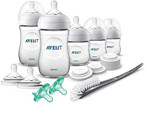 used Philips Avent Natural Baby Bottle Newborn Starter Gift Set