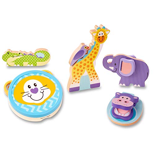 used Melissa & Doug First Play Safari Musical Instruments