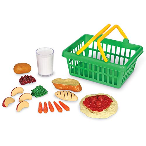 used Learning Resources Healthy Dinner Basket, Plus Extra Food