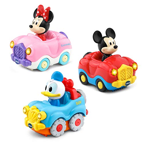 used VTech Go! Go! Smart Wheels Mickey And Minnie Vehicles