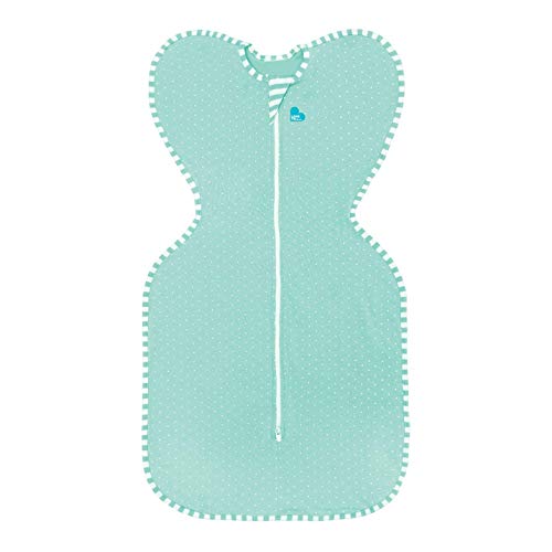 used Love To Dream Swaddle Up Lite Sleep Sack, Medium, Mint Stars