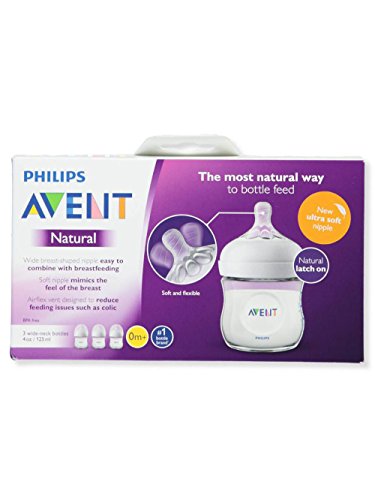 Shop Philips Avent Natural Baby Bottle, 4oz, 3pk at GoodBuy Gear