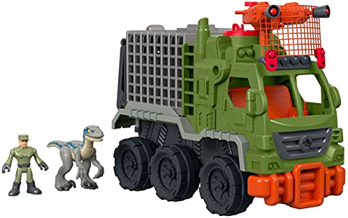 used Jurassic World Imaginext Dinosaur Hauler Playset