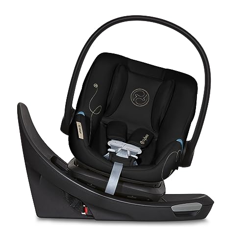 Shop Cybex Aton G Swivel Infant Car Seat and Base, 2023, Moon Black at GoodBuy Gear