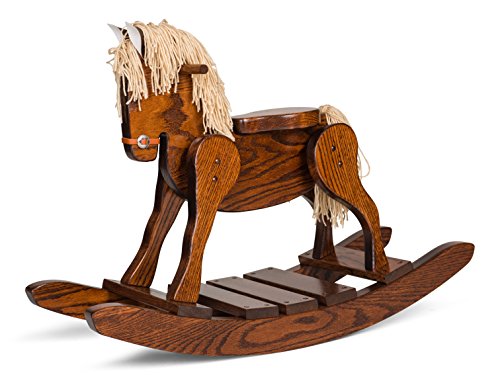 used Unknown Handcrafted Wooden Rocking Horse