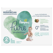 used Pampers Pure Protection Diapers Size 2, 120 Count