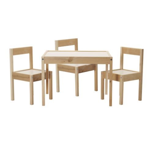 IKEA LATT Children's Table And 2 Chairs