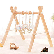 used Wooden Baby Gym, With Extra Toys