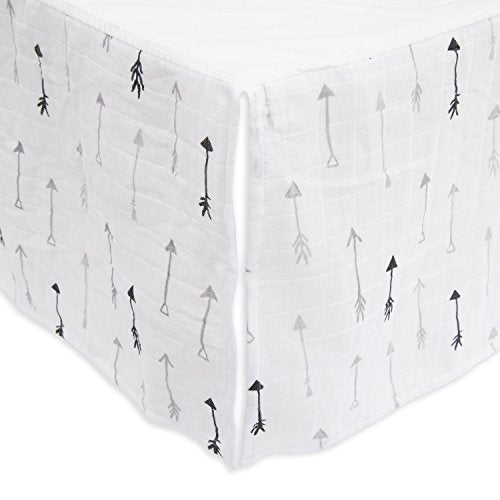 Shop Little Unicorn Cotton Muslin Crib Skirt at GoodBuy Gear