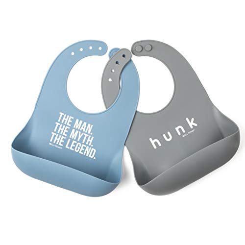 Shop Bella Tunno Bibs 2 Pack, The Man & Hunk at GoodBuy Gear