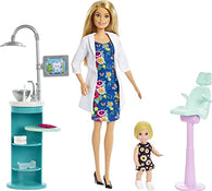used Mattel Barbie Dentist Doll & Playset