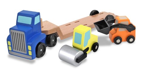 Melissa & Doug Low Loader Vehicle Play Set