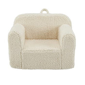 used Pottery Barn Kids My First Ivory Faux Fur Anywhere Chair