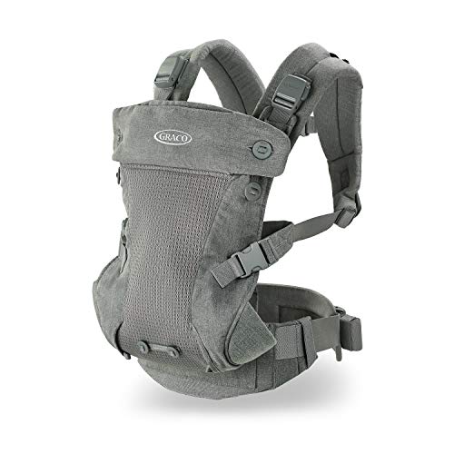 used Graco Cradle Me 4-in-1 Baby Carrier, Mineral Grey