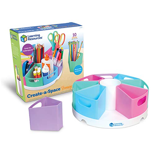 used Learning Resources Create-A-Space Storage Organizer