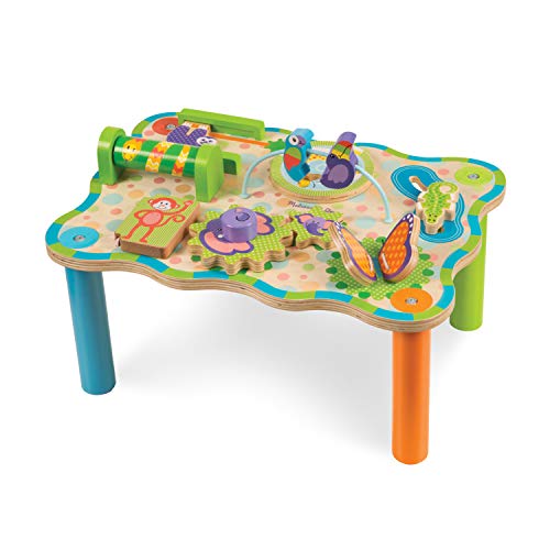 used Melissa & Doug First Play Children’s Jungle Wooden Activity Table