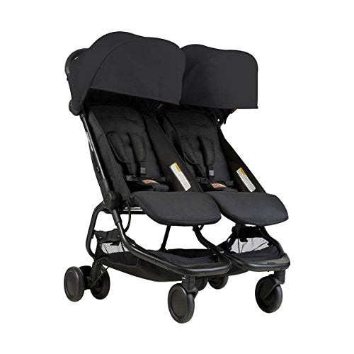 used Mountain Buggy Nano Duo Stroller, Black, 2021