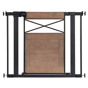 Shop Safety 1st Easy Install Modern Farmhouse Gate, Rustic at GoodBuy Gear