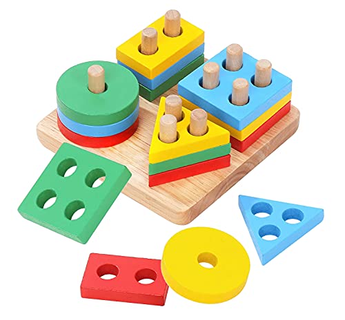 used Boxiki Wooden Stacking Montessori Toys