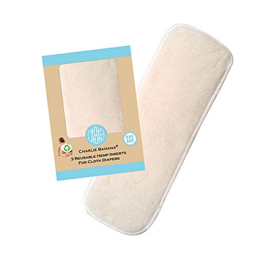 Shop Charlie Banana Hemp Cloth Diaper Inserts, 3 Pack at GoodBuy Gear