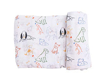 Shop Angel Dear Swaddle Blanket, Blue Rainbows at GoodBuy Gear