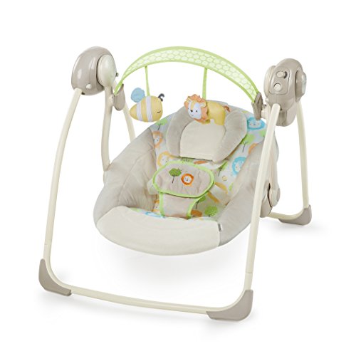 used Ingenuity Soothe N Delight Portable Swing, snails 
