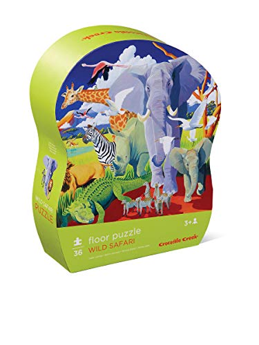Shop Crocodile Creek Wild Safari Floor Puzzle at GoodBuy Gear