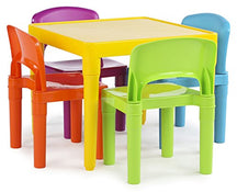 used Tot Tutors Kids Plastic Table and 4 Chairs Set