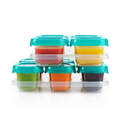 used OXO Tot 12-Piece Baby Blocks Set, Teal