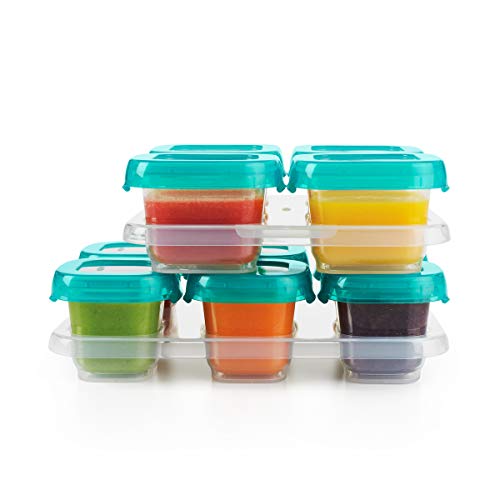 used OXO Tot 12-Piece Baby Blocks Set, Teal