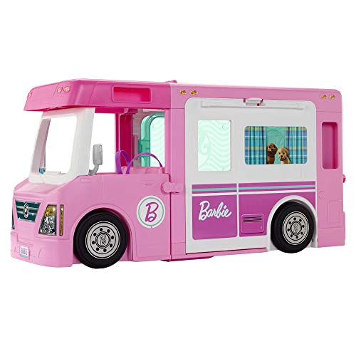 used Barbie 3 In 1 Dream Camper Playset