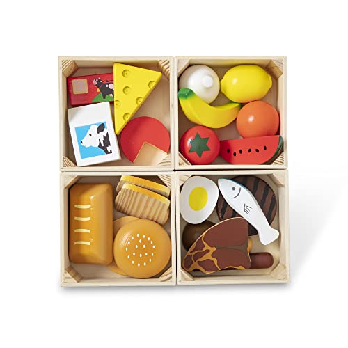 used Melissa & Doug Wooden Food Groups