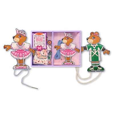 used Melissa & Doug Dress Up Lacing Bear