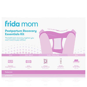 Frida Mom Postpartum Care Recovery Essentials Kit with Pads and Disposable  Underwear for Women