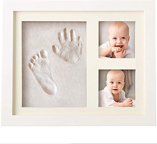 used Bubzi Co Air Drying Clay Handprint & Footprint Photo Frame
