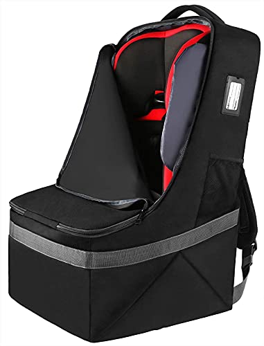 YOREPEK Car Seat Travel Bag, Padded Car SEATS Backpack, Large Durable Carseat Carrier Bag, Airport Gate Check Bag, Infant Seat Travel Bag with Padded