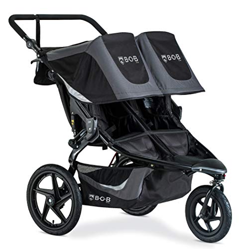 used BOB Revolution Flex 3.0 Duallie Stroller, Graphite Black, 2021