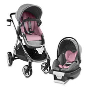 used Evenflo Shyft Travel System Stroller With Securemax Infant Car Seat