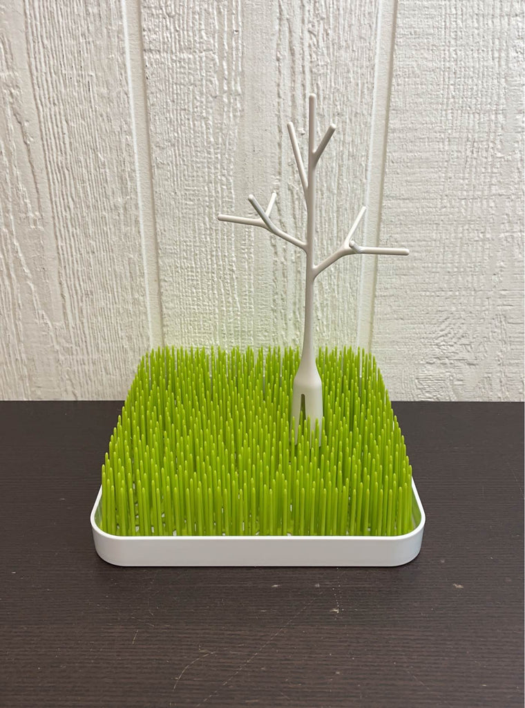 Boon Grass Countertop Drying Rack, Green, Grass Countertop Drying Rack
