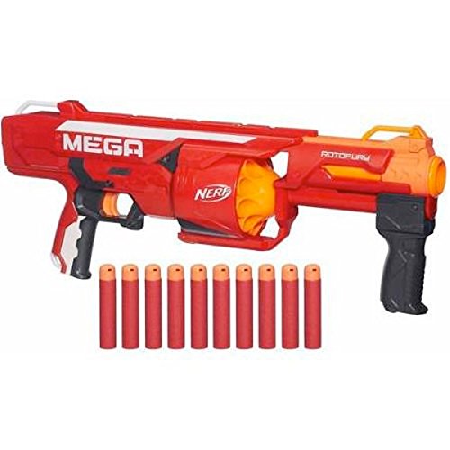 used Nerf N-Strike Mega Series RotoFury Blaster