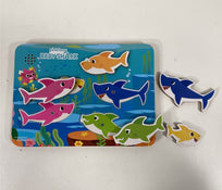 used Pinkfong Baby Shark Wooden Sound Puzzle