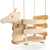 used Ecotribe Wooden Giraffe Swing Set For Toddlers