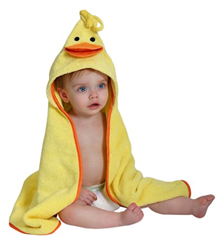 used Zoocchini Hooded Towel, - Duck