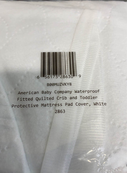 secondhand American Baby Waterproof Fitted Crib and Toddler Protective Mattress Pad Cover