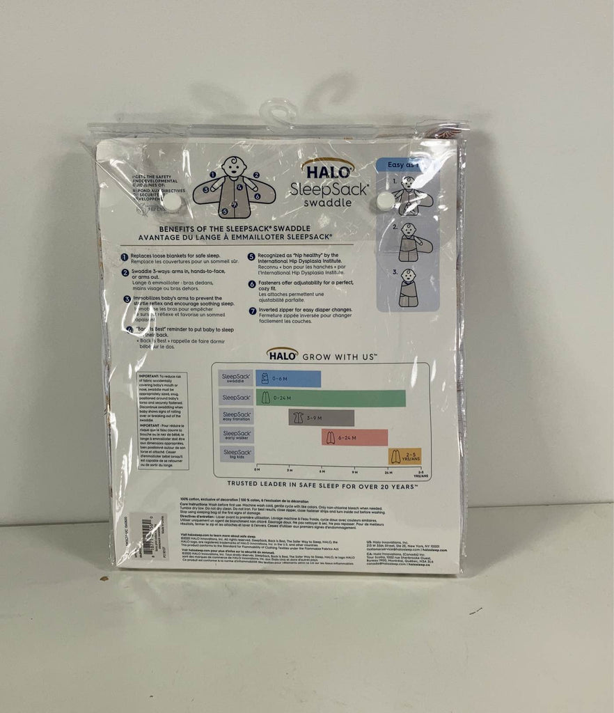 Halo SleepSack Swaddle, S, Lions Print