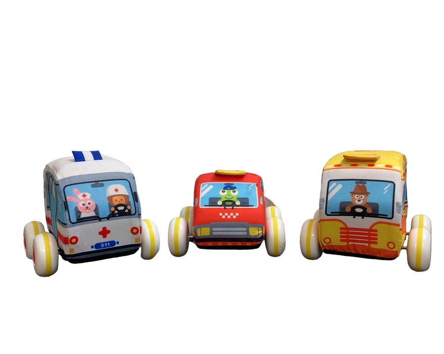 used Melissa & Doug K’s Kids Pull-Back Vehicle Set